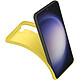 3mk Coque pour Samsung S23 Plus Souple Mat Antichute 1.25m  Matt Case Jaune pas cher