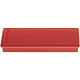 MAGNÉTOPLAN Boîte de 10 Aimants rectangulaire 54x19x8 mm rouge Aimants pour tableau