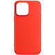 Avizar Coque pour iPhone 15 Pro Silicone Premium Semi rigide Finition Mate Douce  Rouge - Coque série Fast Premium, conçue avec un mélange de polycarbonate et de silicone, pour votre Apple iPhone 15 Pro