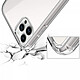 Evetane Coque iPhone 14 Pro Anti-Chocs avec Bords Renforcés en silicone transparente Motif pas cher