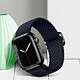 Acheter Avizar Bracelet pour Apple Watch 41mm et 40mm et 38 mm Nylon Tressé Ajustable par Boucle Métallique  bleu nuit
