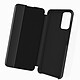 Avizar Housse Xiaomi Redmi Note 10 / Note 10s Fenêtre Affichage Heure Stand vidéo noir Étui de protection spécialement conçu pour le Xiaomi Redmi Note 10 et le Xiaomi Redmi Note 10s.