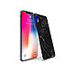 Acheter Evetane Coque iPhone X/Xs silicone transparente Motif Marbre noir ultra resistant