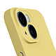 Acheter Avizar Coque Silicone pour iPhone 15 Caméra Protégée Doux au Toucher  Jaune