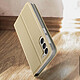 Avizar Étui pour Samsung Galaxy S23 Plus avec Clapet Porte carte Fonction Support  or pas cher