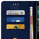 Avizar Étui Apple iPhone 11 Pro Max Housse Porte-cartes Fonction Support Bleu nuit pas cher