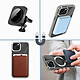 Avis Avizar Coque MagSafe pour iPhone 15 Silicone Protection Caméra  Contour Chromé Argent
