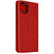Avizar Étui pour iPhone 15 Plus Portefeuille Fonction Support  Rouge Étui rouge de la collection Wallet Stand, spécialement conçu pour votre iPhone 15 Plus