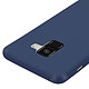 Acheter Forcell  Coque pour Galaxy A8 Coque Soft Touch Silicone Gel Souple Bleu nuit