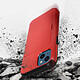 Acheter Avizar Coque iPhone 13 Mini avec Rangement Carte Coulissant Antichoc Defender Rouge