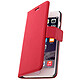 Avizar Étui iPhone 6 Plus/6s Plus avec coque interne en silicone gel sur mesure - Rouge Clapet portefeuille pour ranger facilement vos cartes et tickets