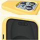 Acheter Moxie Coque pour iPhone 15 Pro Max Semi-rigide Intérieur Microfibre Jaune