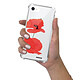 Evetane Coque iPhone 7/8/ iPhone SE 2020 anti-choc souple angles renforcés transparente Motif Coquelicot pas cher