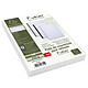 EXACOMPTA Paquet de 100 couvertures matière synthétique 270g pour reliure A4 Blanc x 4 Couverture à relier