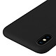 Acheter Forcell  Coque iPhone X / XS Coque Soft Touch Silicone Gel Souple Noir