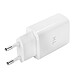 Avizar Chargeur secteur USB 2.1A Fast Charge Anti-surchauffe Anti-surcharge Blanc Chargeur Secteur USB 2.1A