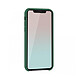 Avis Evetane Coque iPhone 12 Mini Silicone liquide Vert Foret + 2 Vitres en Verre trempé Protection écran Antichocs
