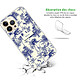 Avis LaCoqueFrançaise Coque iPhone 13 Pro 360 intégrale transparente Motif Botanic Rêve Tendance