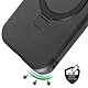 Avis 4smarts Coque MagSafe pour iPhone 15 Plus Anneau Fonction Support  Noir