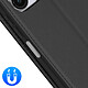 Acheter Avizar Étui pour Xiaomi Redmi 12 Porte-carte Support Vidéo Clapet Magnétique  Noir