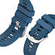 Avis Avizar Bracelet pour Samsung Galaxy Watch Active 2 40mm Silicone Texturé Bleu