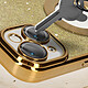 Avis Avizar Coque pour iPhone 14 Paillette Amovible Silicone Gel  Or