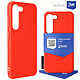 3mk Coque pour Samsung S23 Souple Mat Anti-Chutes 1.25m  Matt Case rouge - Coque de protection signée 3mk de la série Matt Case pour Samsung Galaxy S23