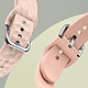 Avizar Bracelet pour Galaxy Watch 5 / 5 Pro / 4 Silicone Texturé Losange  Rose pas cher
