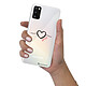 LaCoqueFrançaise Coque Samsung Galaxy A41 360 intégrale transparente Motif Coeur Noir Amour Tendance pas cher
