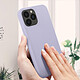 Acheter Avizar Coque iPhone 13 Pro Max Semi-rigide Finition Soft-touch Silicone violet