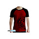 Game Of Thrones - T-shirt Targaryen rouge & noir - Taille XXL T-shirt Game Of Thrones, modèle homme Targaryen rouge &amp; noir premium.