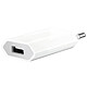 Avizar Chargeur secteur + Câble Compatible iPod iPad Iphone 30-broches - Blanc Chargeur secteur USB 1A + câble 30 broches