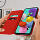 Avis Avizar Housse pour Samsung Galaxy A51 Clapet Portefeuille Fonction Support Vidéo  rouge