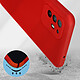 Avis Avizar Coque Oppo A94 5G Silicone Semi-rigide Soft Touch rouge