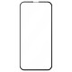 Avizar Verre Trempe 9H iPhone 14 Couverture 21D Anti-traces de doigts et d'huile  Noir Couverture complète 21D pour offrir une haute protection à l'écran de votre smartphone