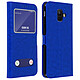 Avizar Etui folio Bleu pour Samsung Galaxy A6 - Etui folio Bleu Samsung Galaxy A6