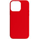 Avizar Coque pour iPhone 15 Pro Max Silicone Semi-rigide Finition Douce au Toucher Fine  Rouge - Coque de protection rouge, collection Fast Cover, spécialement conçue pour votre iPhone 15 Pro Max