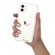 LaCoqueFrançaise Coque iPhone 11 360 intégrale transparente Motif Coeur Blanc Amour Tendance pas cher