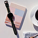 Acheter Avizar Bracelet Galaxy Watch Active 1/2 Cuir de Vachette Fermoir Boucle Ardillon Noir