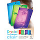 Avis EXACOMPTA Classeur 4 anneaux 15 mm polypropylène Crystal - A4 - Cristal