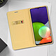 Avis Forcell Étui pour Samsung Galaxy A53 5G Porte-carte Support Vidéo  Luna Book Gold Doré