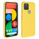 Avizar Coque Google Pixel 5 Silicone Semi-rigide Finition Soft Touch jaune - Coque de protection spécialement conçue pour Google Pixel 5