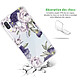 Avis LaCoqueFrançaise Coque Samsung Galaxy A20e 360 intégrale transparente Motif Pivoines Violettes Tendance