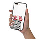 Evetane Coque iPhone 7 Plus/ 8 Plus Coque Soft Touch Glossy Leopard Couronne Design pas cher