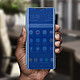 Avis Avizar Housse Samsung Galaxy A52 et A52s Clapet translucide Miroir Support Vidéo bleu
