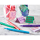 PAPER MATE Blister de 12 stylos-feutres paper mate flair carnaval coloris assortis pas cher