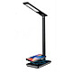 Blaupunkt - Lampe LED à induction - BLP0400-133 - Noir Lampe LED noir flexible 90°, 4 modes d'éclairage avec surface à induction pour chargement sans fil
