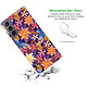 Avis LaCoqueFrançaise Coque Samsung Galaxy S21 5G anti-choc souple angles renforcés transparente Motif Fleurs violettes et oranges
