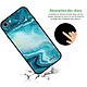 Avis Evetane Coque iPhone 7/8/ iPhone SE 2020 Silicone Liquide Douce noir Bleu Nacré Marbre