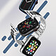 Acheter Avizar Bracelet pour Apple Watch 41mm et 40mm et 38 mm Maillons en Acier Inoxydable a Boucle Papillon  Argent et Noir